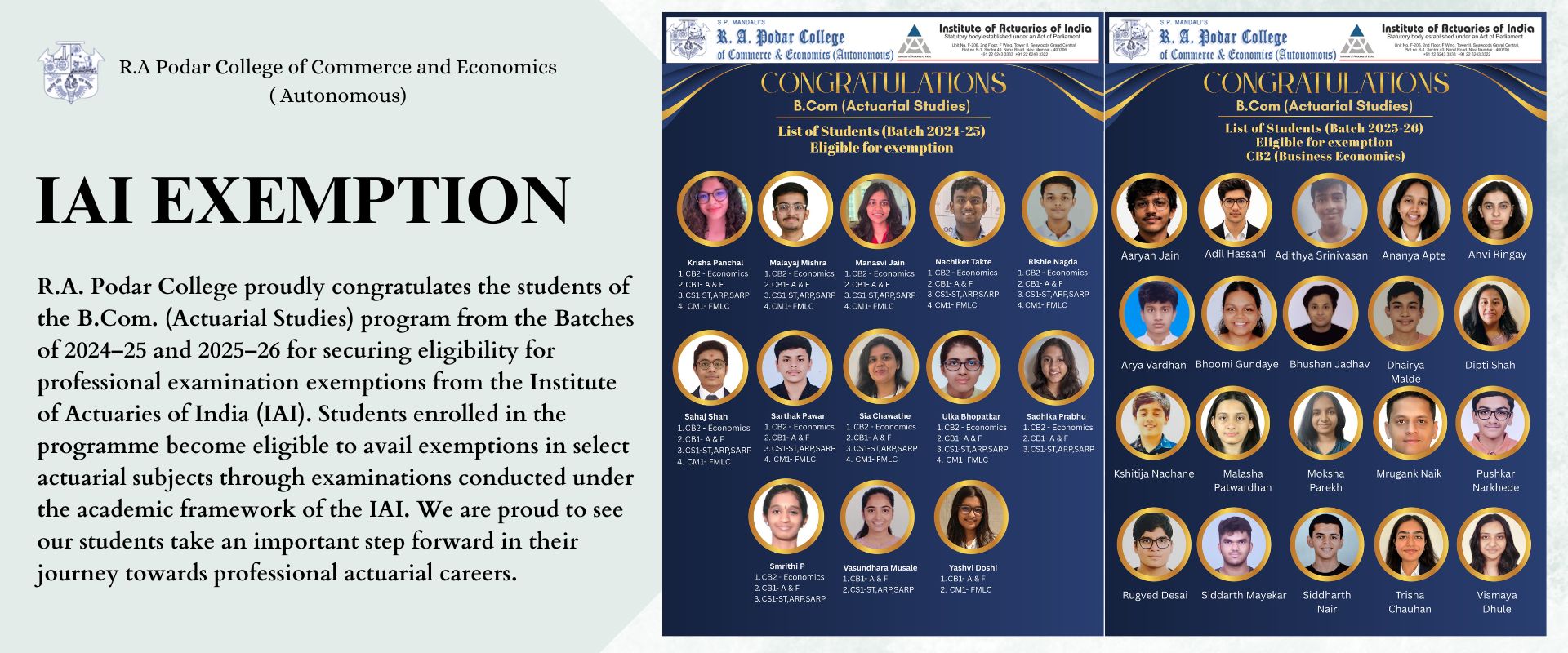 R.A. Podar College